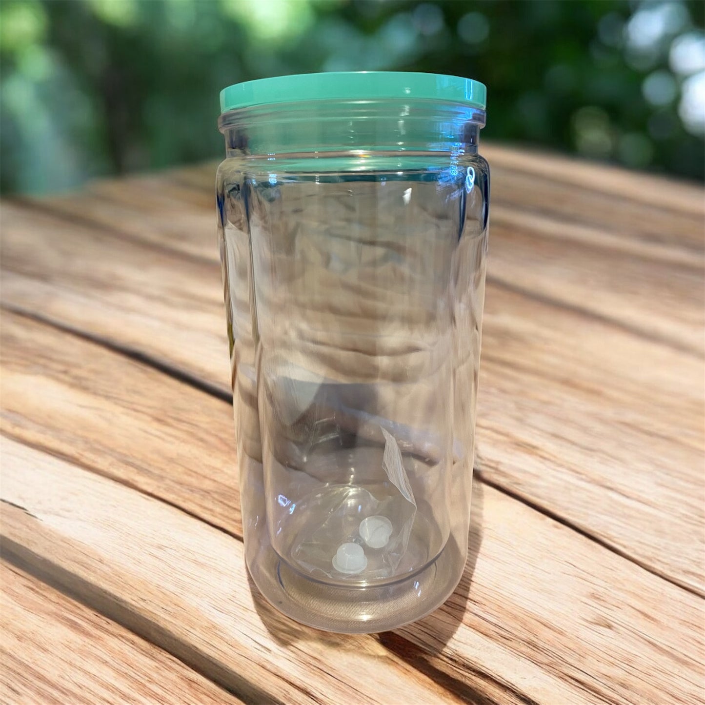 16 oz Plastic Snow Globe Tumbler