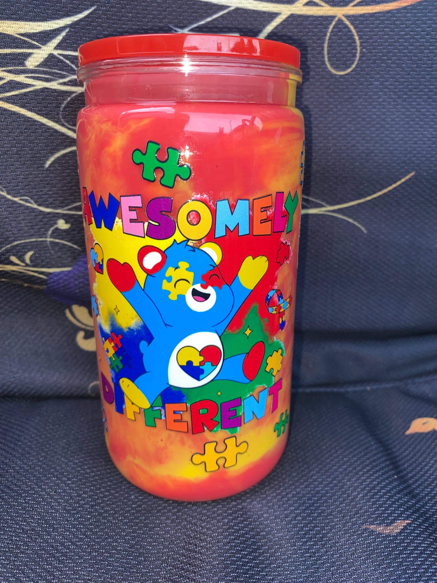 Awesomely Different 16oz Snowglobe Tumbler