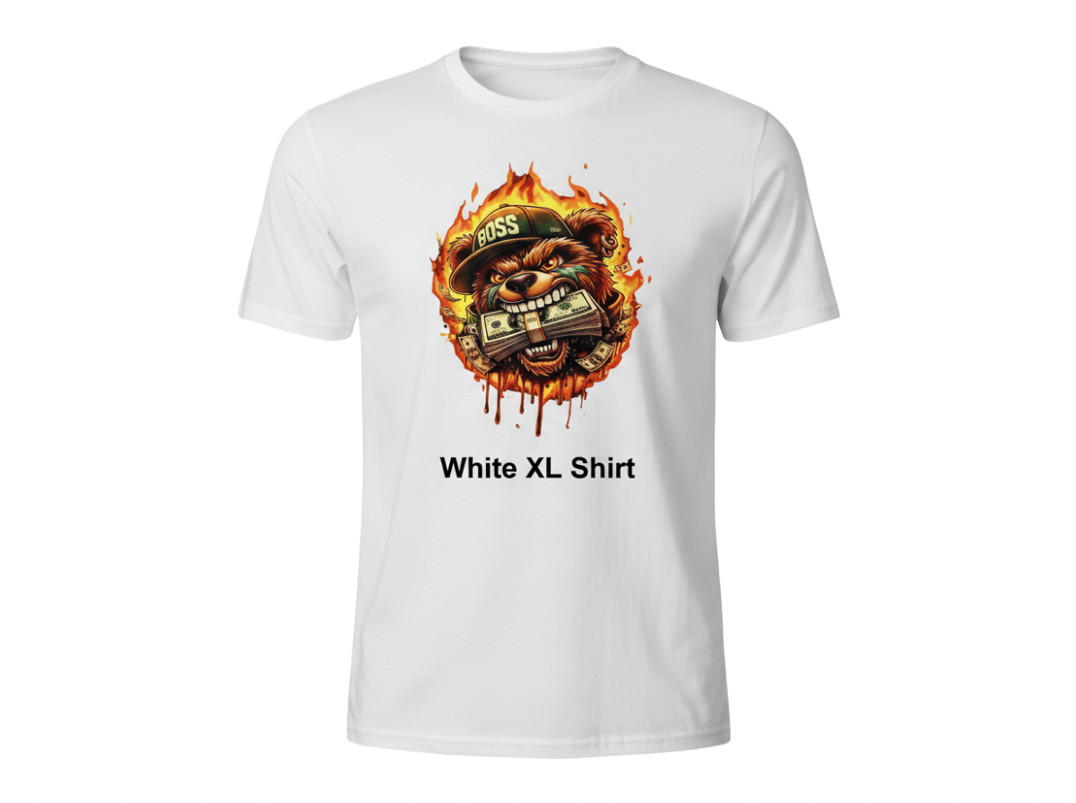 White “Boss Bear” XL Shirt
