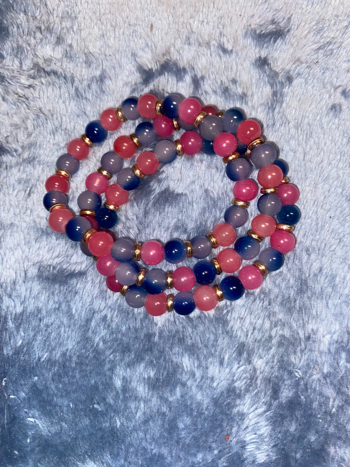 Cloudy Colors Bracelet Set