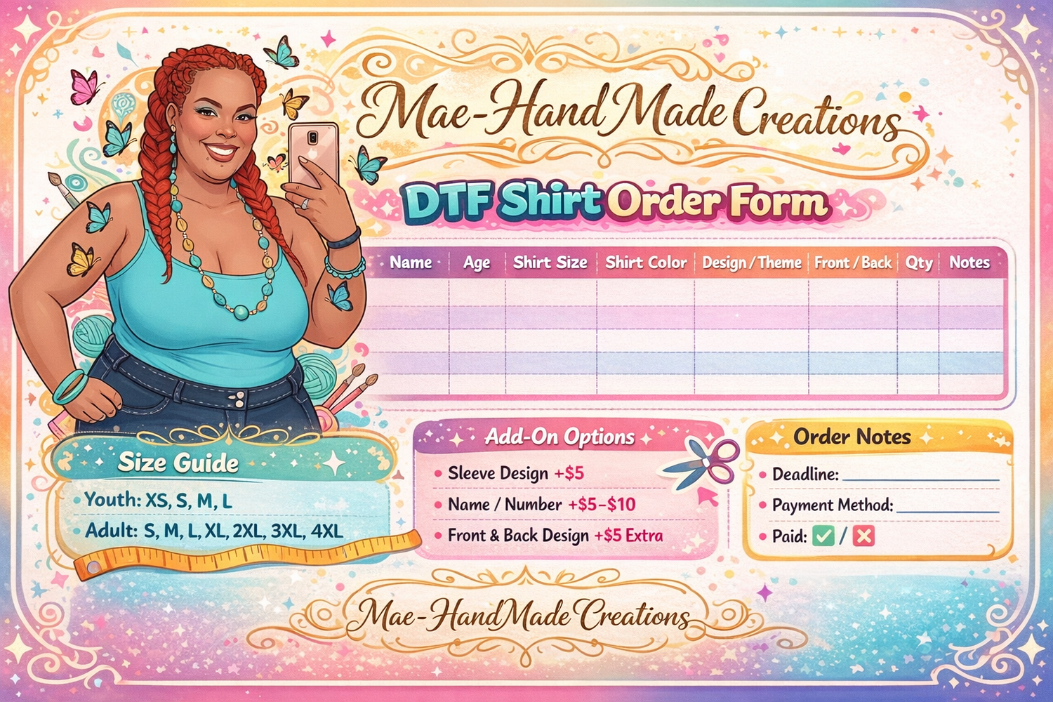 Mae-HandMade-Creation T-Shirt