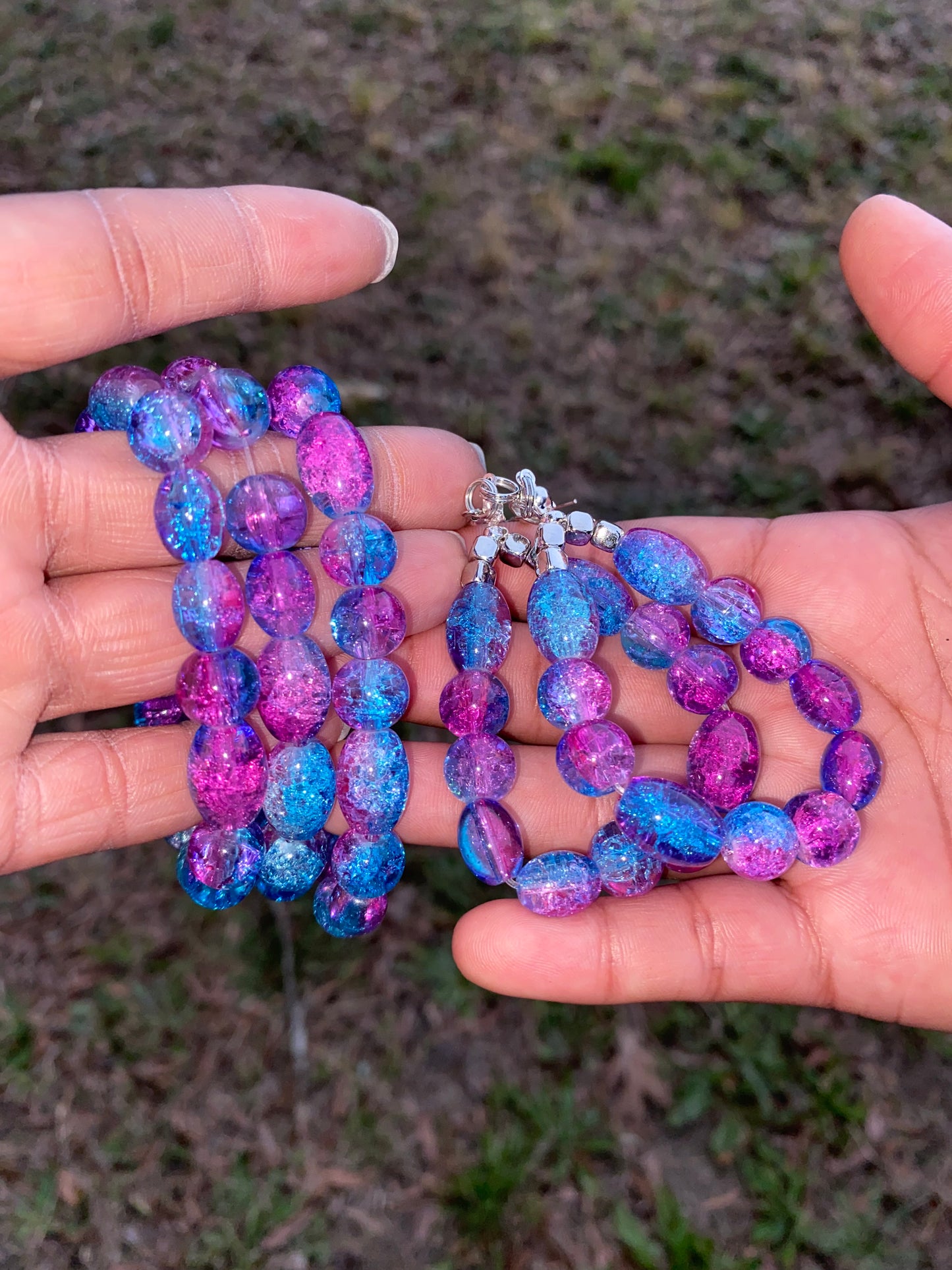 Crystal Slush Bracelet & Earring Set
