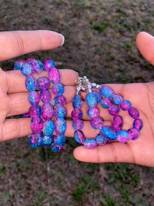 Crystal Slush Bracelet & Earring Set