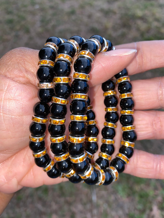 Black Night Bracelet Set