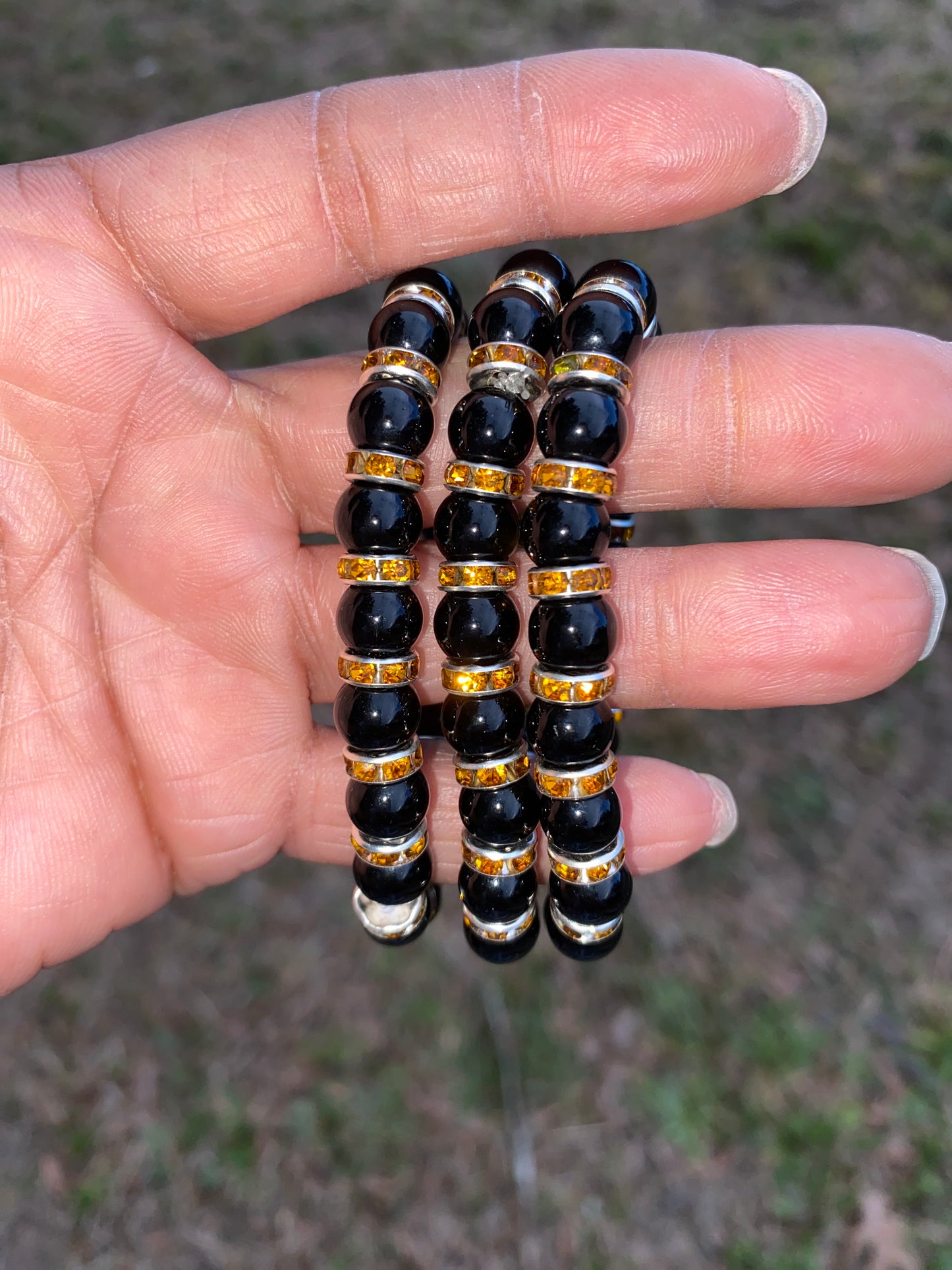 Black Night Bracelet Set