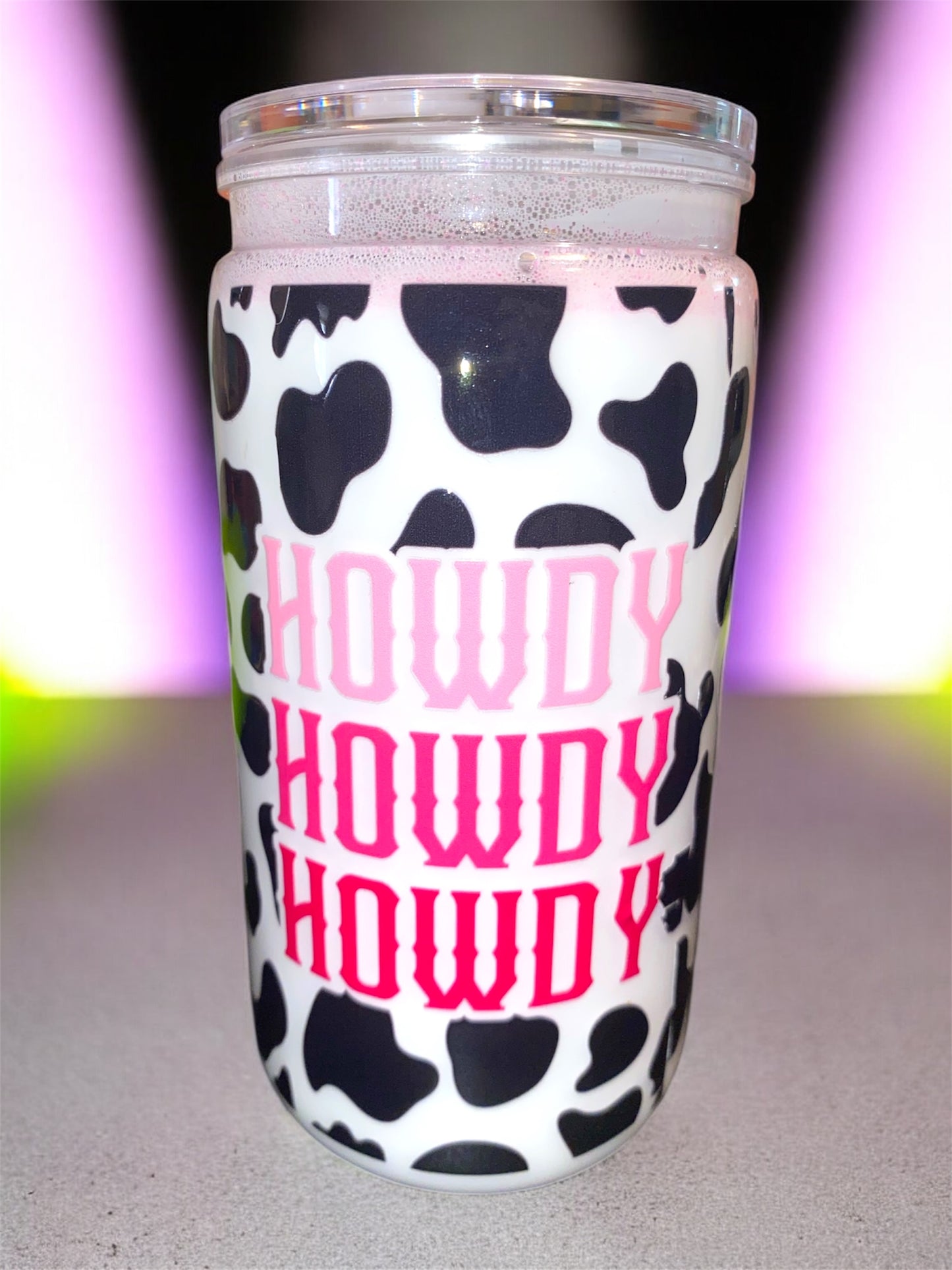 Cowdy Cowdy Snowglobe Tumbler