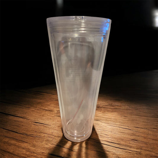 24Oz Acrylic Snow Globe Tumblers