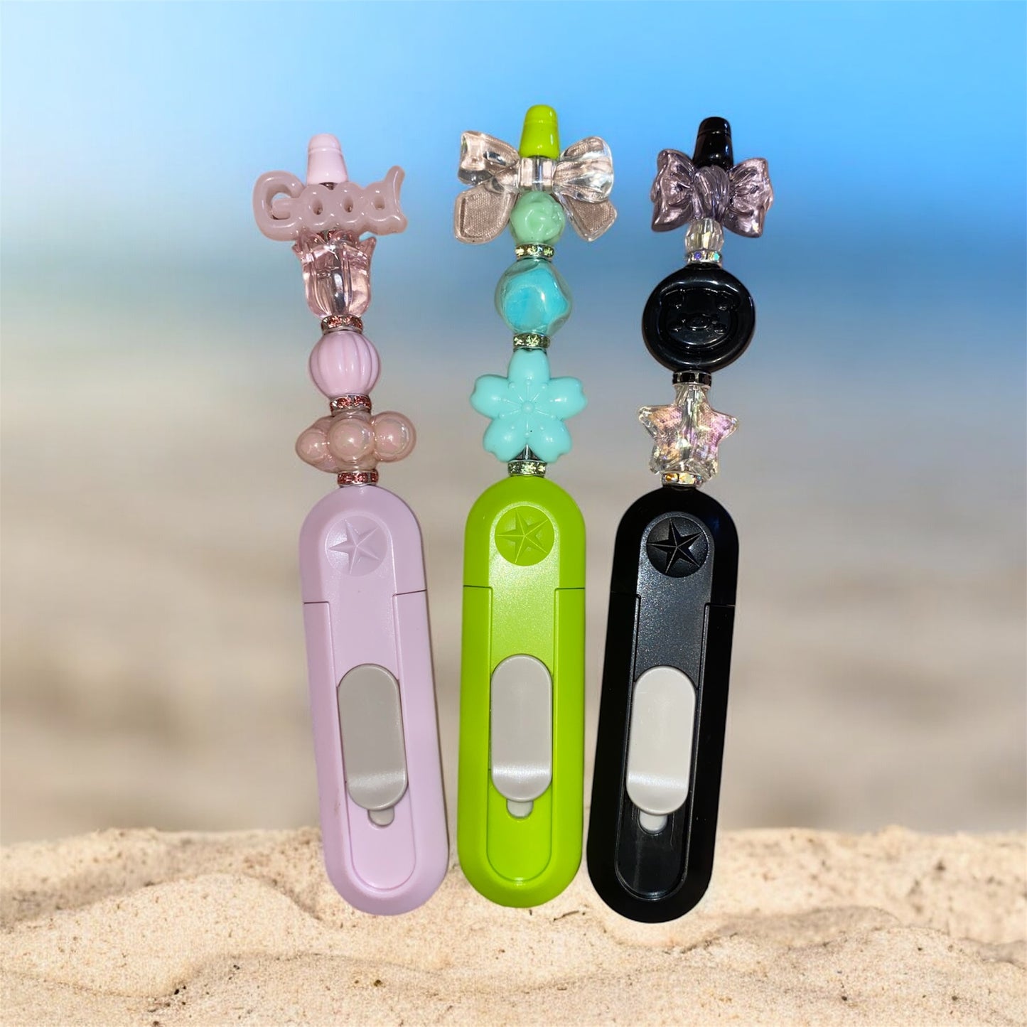 {NEW} Glam Mini Safety Box Cutter ✨ | Cute Beaded Utility Cutter