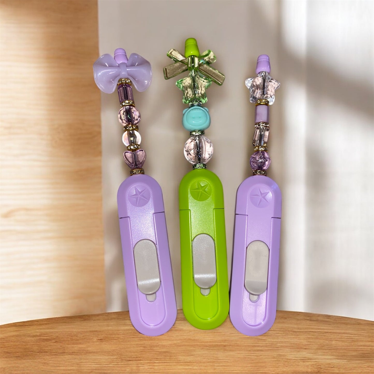 {NEW} Glam Mini Safety Box Cutter ✨ | Cute Beaded Utility Cutter