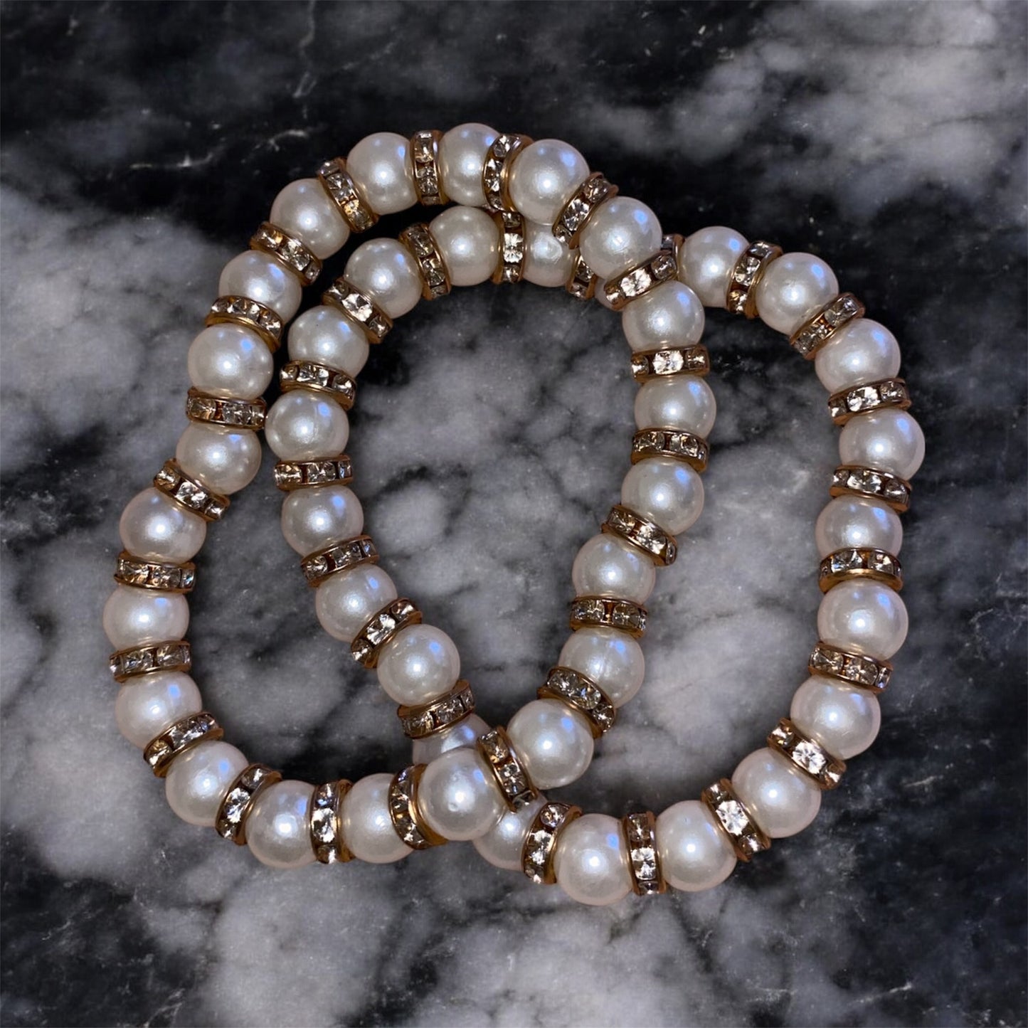 Pearl’s Bling Bracelets {Silver,Green,Gold}