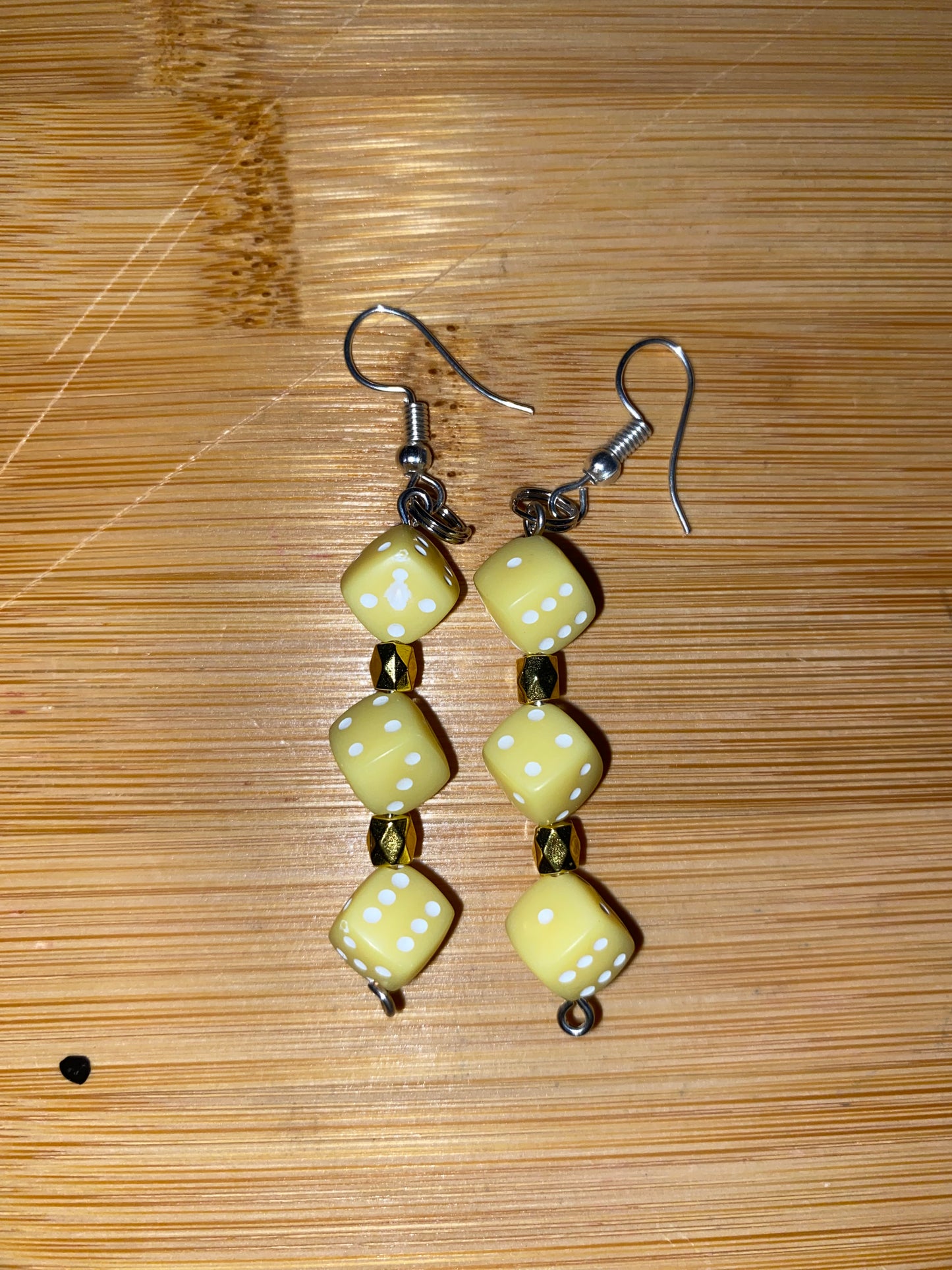 🎲 6. Sunshine Lucky Roll Earrings 💛☀️