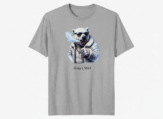 Grey “Ice Bear” L Shirt