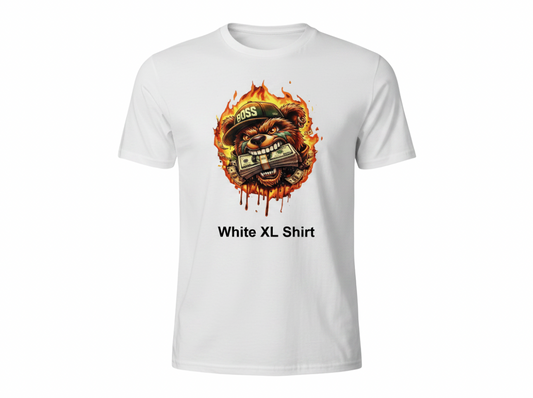 White “Boss Bear” XL Shirt