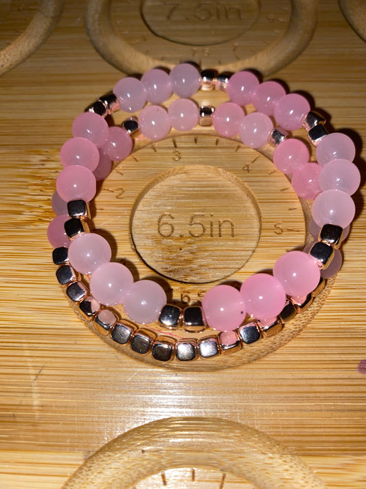 Pink Goddess Bracelets