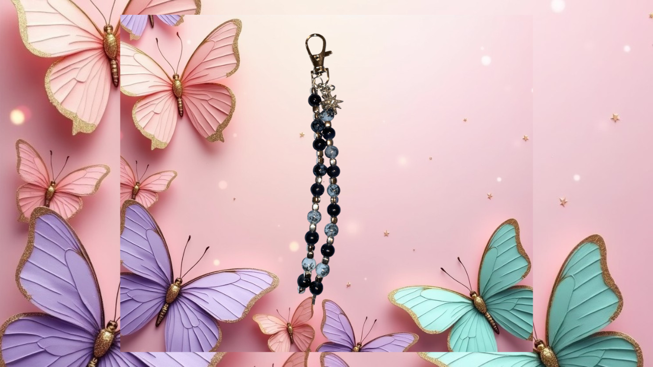 Black Cloud Keychain