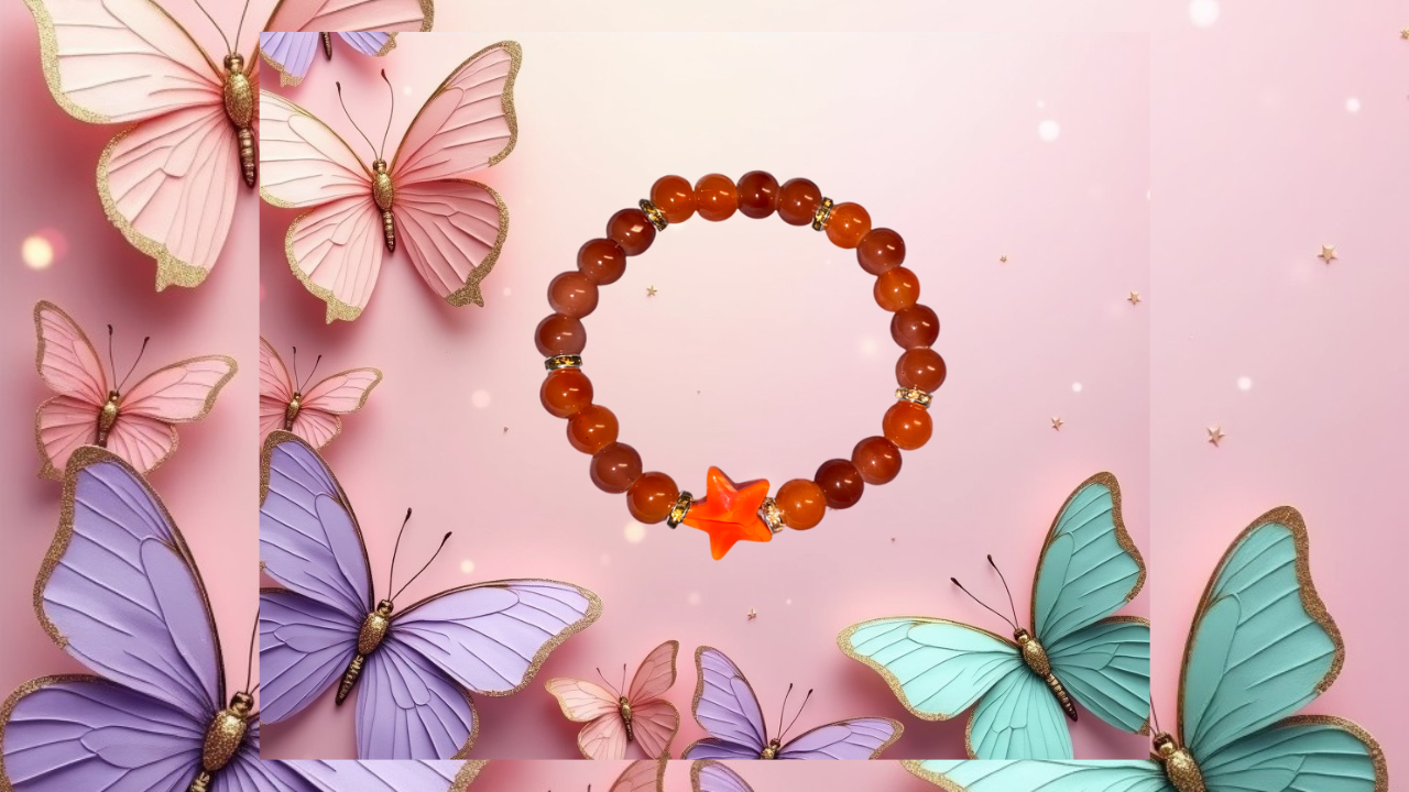 Orange Star Bracelet