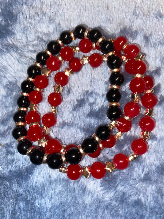 Black Fire Bracelet Set