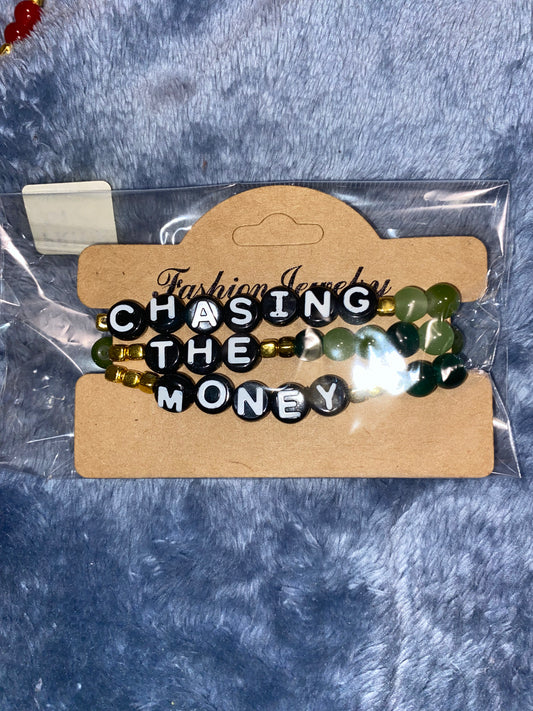 Chasing The Money Bracelet Set