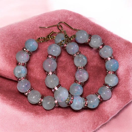 {NEW} Pink Cotton Candy Earrings