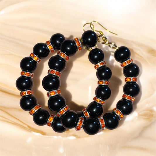 {NEW} Black Spooky Earrings